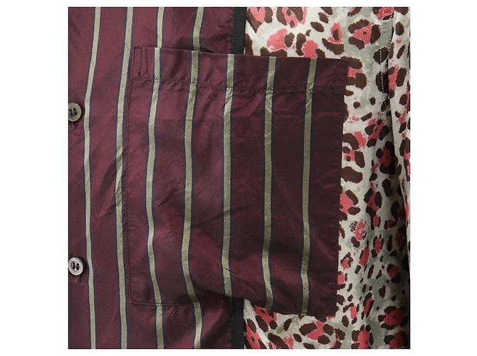 Camicia a maniche corte in cupro Dries Van Noten - vista 4