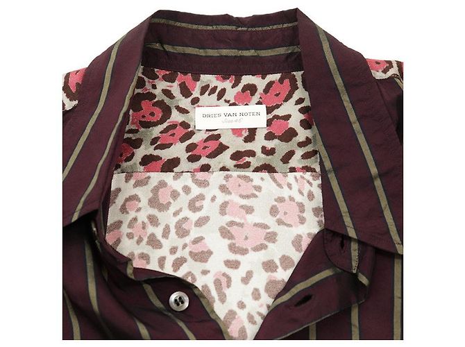 Camicia a maniche corte in cupro Dries Van Noten - vista 8