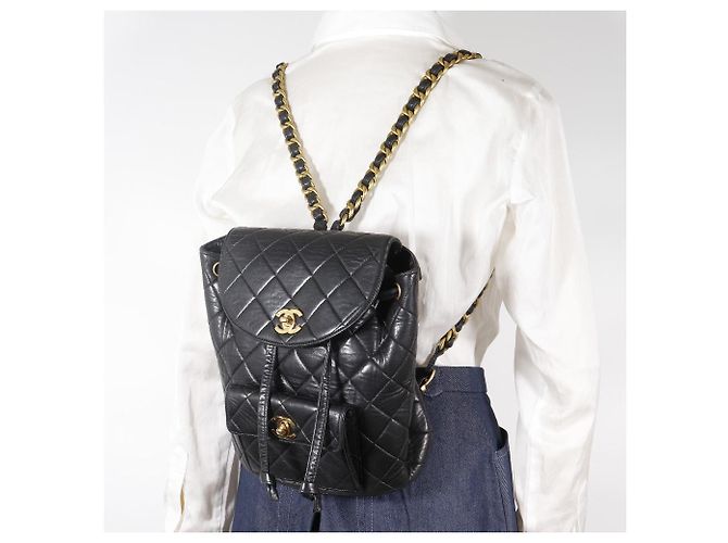 Chanel Matelassé Rucksack aus Lammleder - Ansicht 18