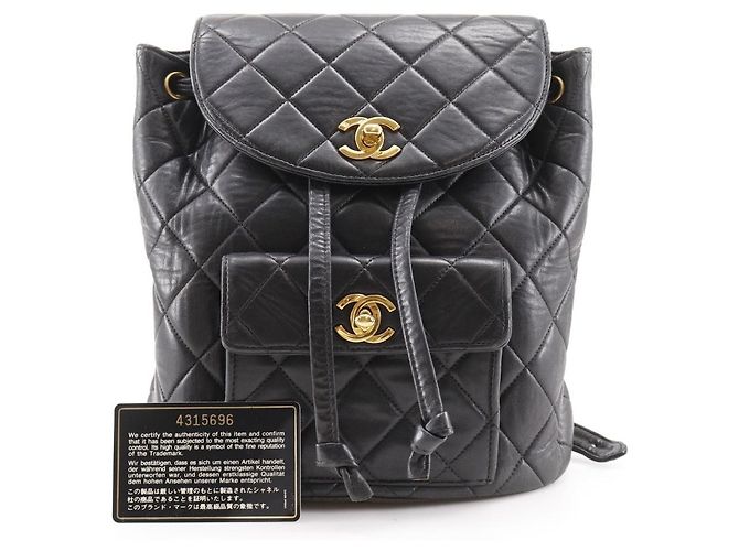 Chanel Matelassé Rucksack aus Lammleder - Ansicht 19