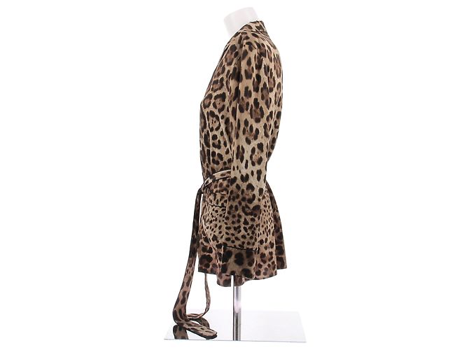 Dolce & Gabbana Blusa leopardata - vista 4
