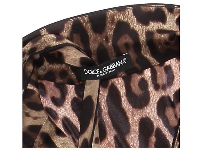 Dolce & Gabbana Blusa leopardata - vista 5