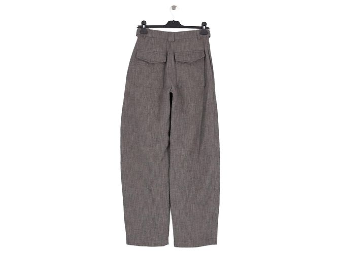 Sessun Pantalones de algodón gris - vista 2