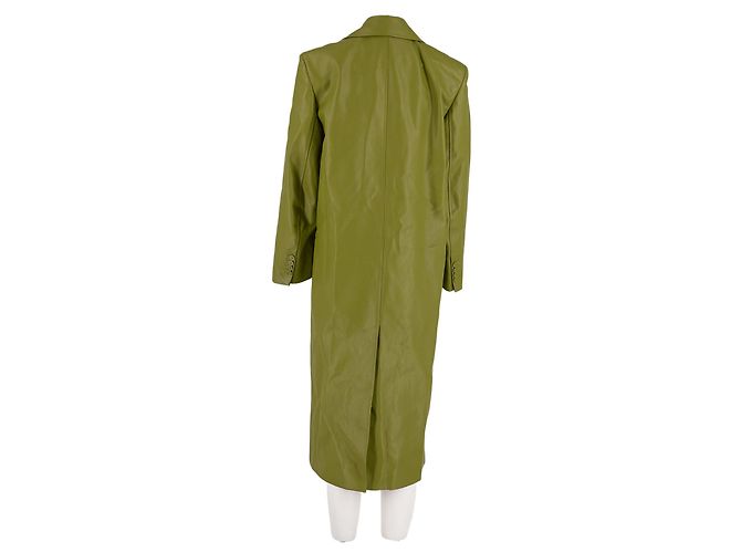 Autre Marque Abrigo largo verde STINE GOYA con botones dorados - vista 2