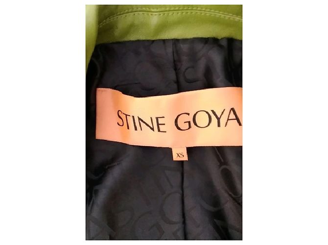 Autre Marque Abrigo largo verde STINE GOYA con botones dorados - vista 7