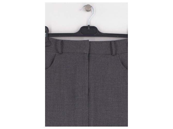 Autre Marque Falda larga gris con bolsillos THE FRANKIE SHOP - vista 3