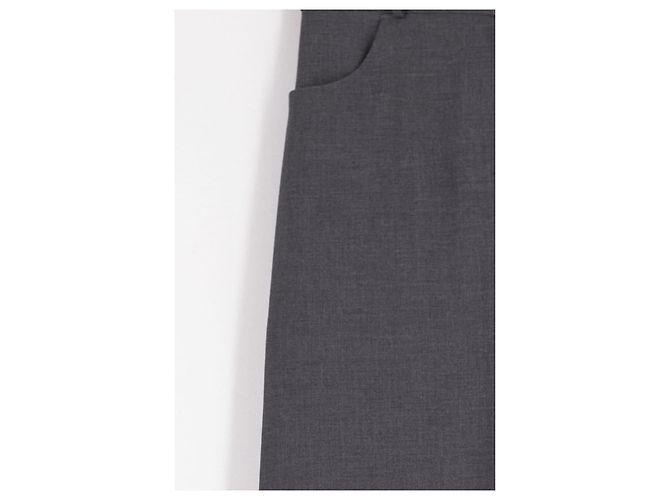Autre Marque Falda larga gris con bolsillos THE FRANKIE SHOP - vista 4