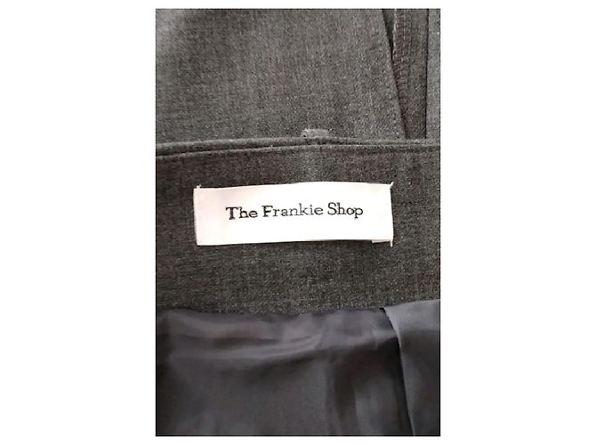 Autre Marque Falda larga gris con bolsillos THE FRANKIE SHOP - vista 5