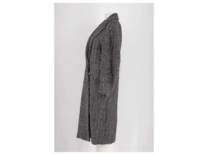 Isabel Marant Abrigo de algodón gris - vista 3