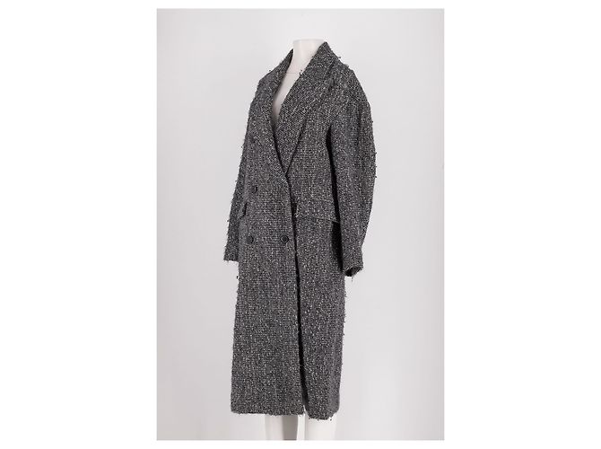 Isabel Marant Abrigo de algodón gris - vista 4