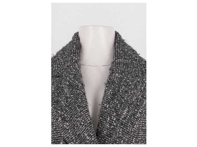 Isabel Marant Abrigo de algodón gris - vista 5