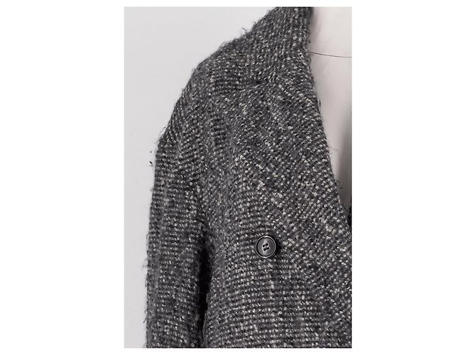 Isabel Marant Abrigo de algodón gris - vista 6
