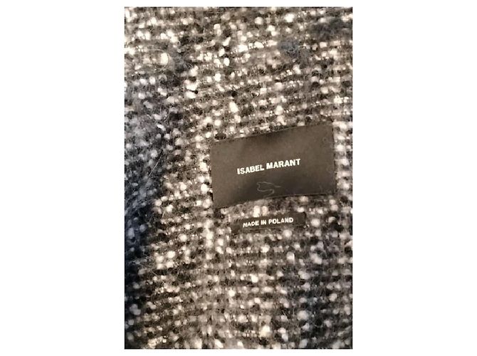 Isabel Marant Abrigo de algodón gris - vista 7