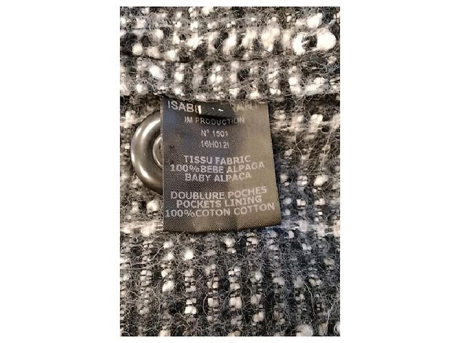 Isabel Marant Abrigo de algodón gris - vista 8