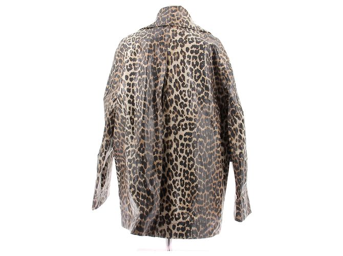Ganni Abrigo con estampado de leopardo - vista 2