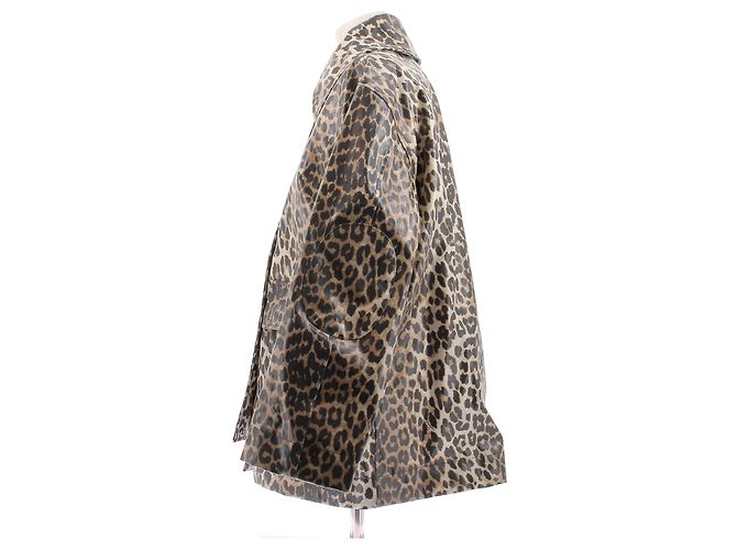 Ganni Abrigo con estampado de leopardo - vista 4