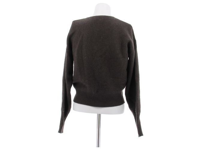 Autre Marque Kaschmir-Cardigan in Braun - Ansicht 2