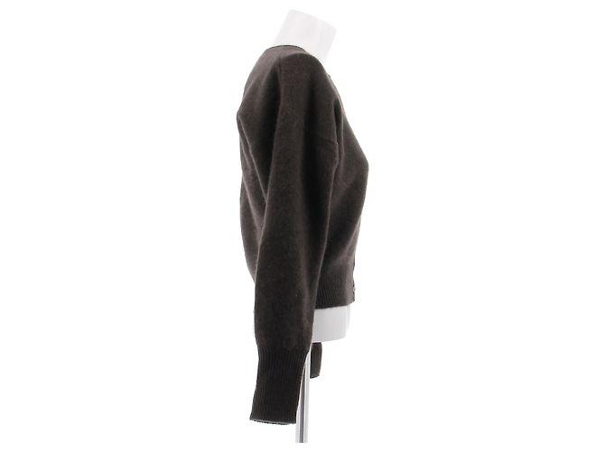 Autre Marque Kaschmir-Cardigan in Braun - Ansicht 3