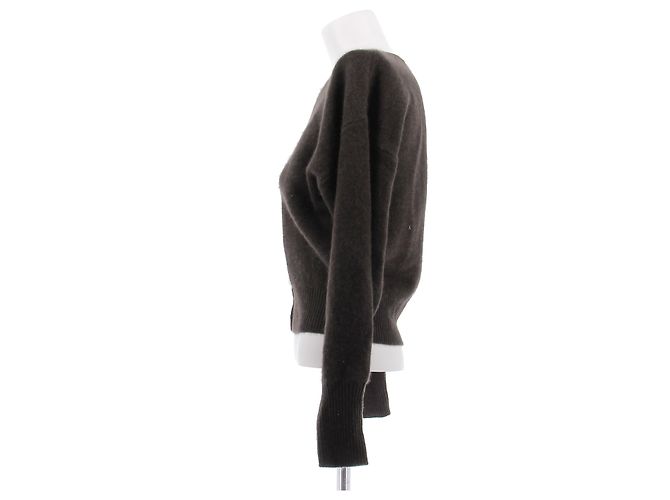 Autre Marque Kaschmir-Cardigan in Braun - Ansicht 4