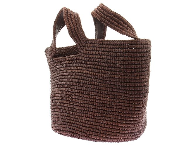 Autre Marque Borsa marrone "Bolso Playero" in rafia - vista 2