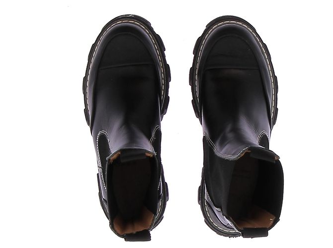 Botines Ganni de piel negra - vista 6