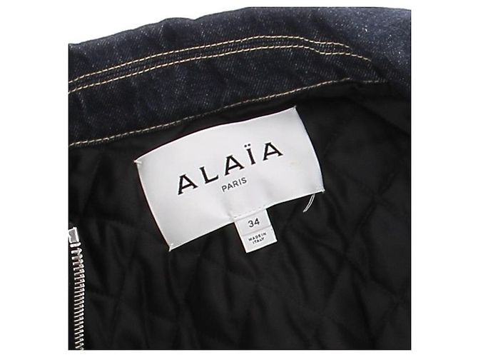 Alaïa Kurze Denimjacke - Ansicht 6
