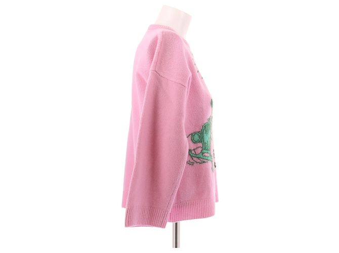 Gucci Mickey Wollpullover rosa - Ansicht 3