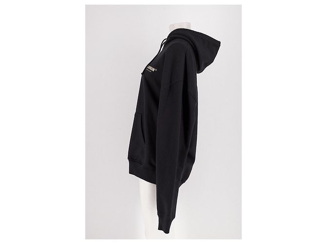 Autre Marque Sudadera con capucha HIGHSNOBIETY negra de algodón con logo - vista 3