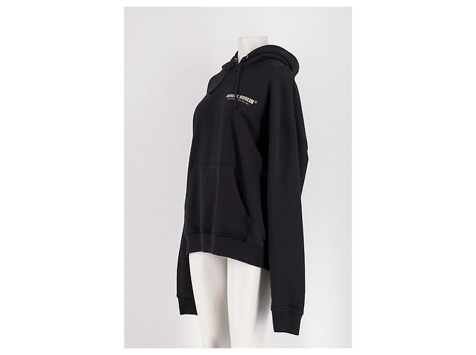 Autre Marque Sudadera con capucha HIGHSNOBIETY negra de algodón con logo - vista 4