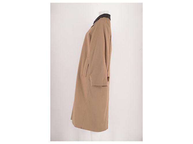 Autre Marque Abrigo de algodón beige - vista 3