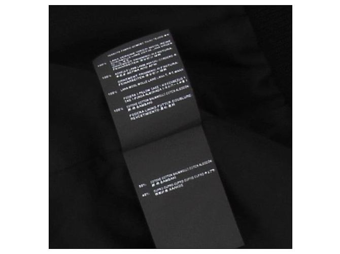 Autre Marque SAINT LAURENT Black Wool Bomber Jacket - view 6