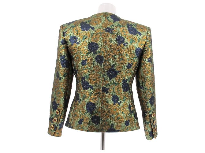 Autre Marque SAINT LAURENT Jacquard-Jacke - Ansicht 2