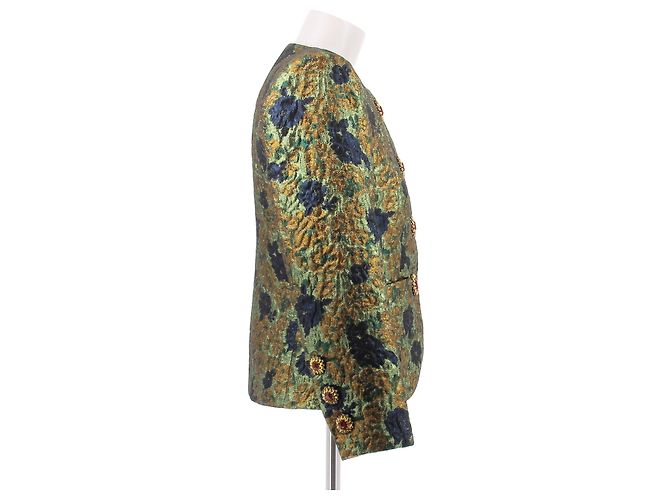 Autre Marque SAINT LAURENT Jacquard-Jacke - Ansicht 3
