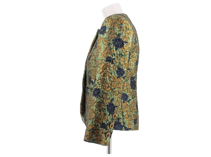 Autre Marque SAINT LAURENT Jacquard-Jacke - Ansicht 4