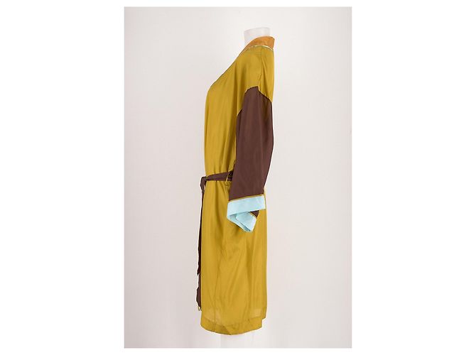 Poncho de seda amarillo Zimmermann - vista 3
