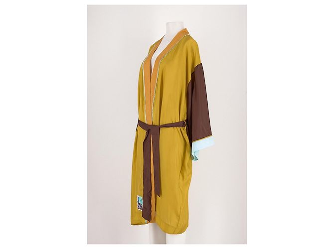 Poncho de seda amarillo Zimmermann - vista 4