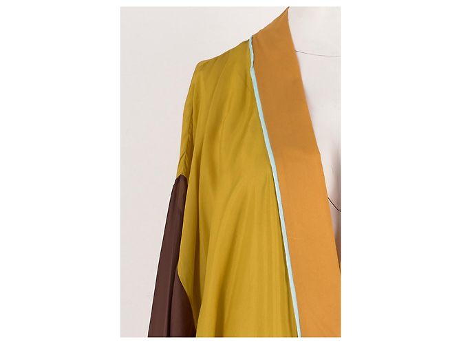 Poncho de seda amarillo Zimmermann - vista 6