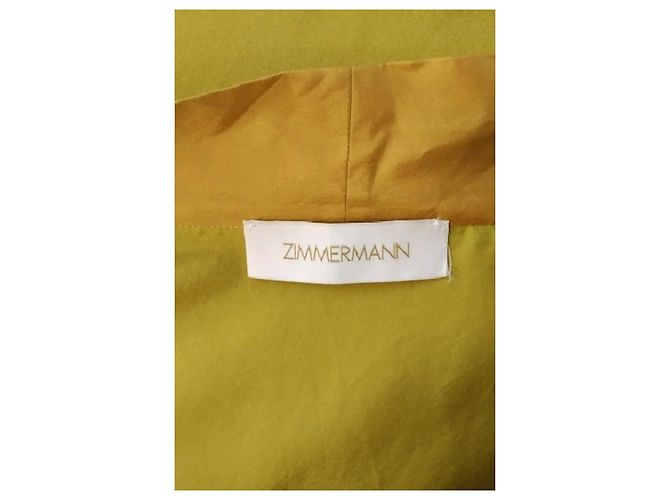Poncho de seda amarillo Zimmermann - vista 7