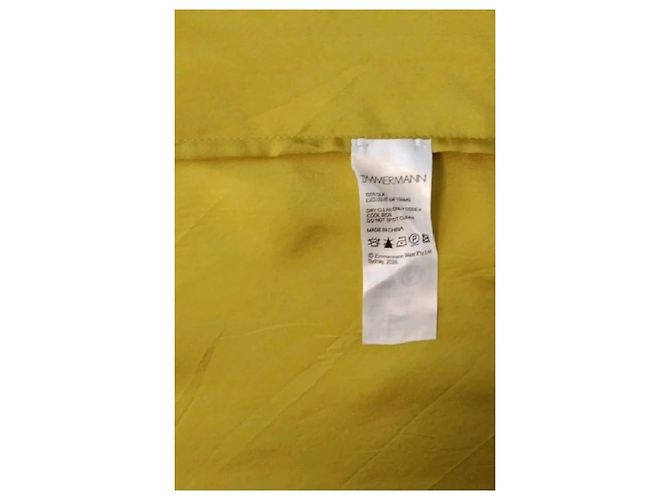 Poncho de seda amarillo Zimmermann - vista 8