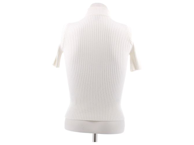 Top acanalado blanco Courreges - vista 2