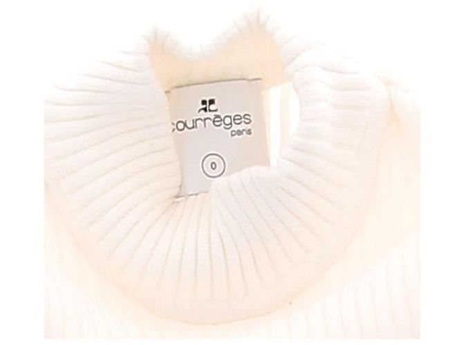 Top acanalado blanco Courreges - vista 5