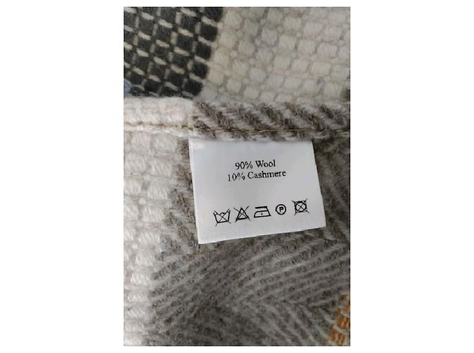 Autre Marque Mehrfarbiger Wollmantel - Ansicht 8