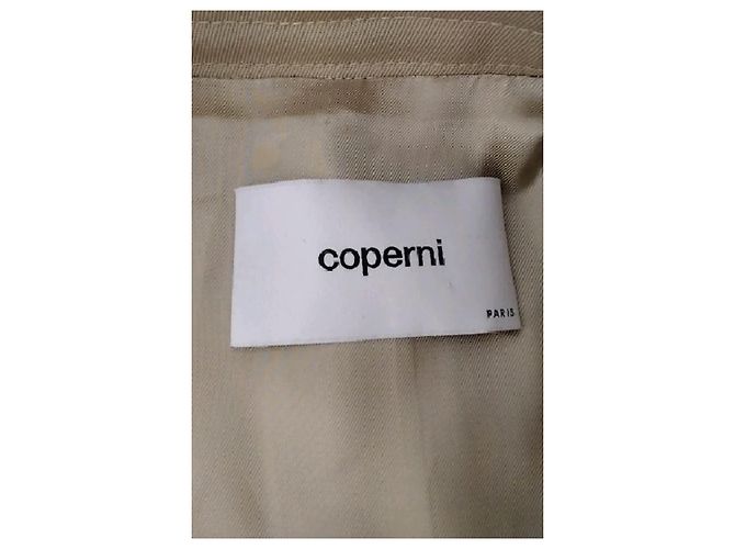 Coperni Trench lungo beige - vista 7