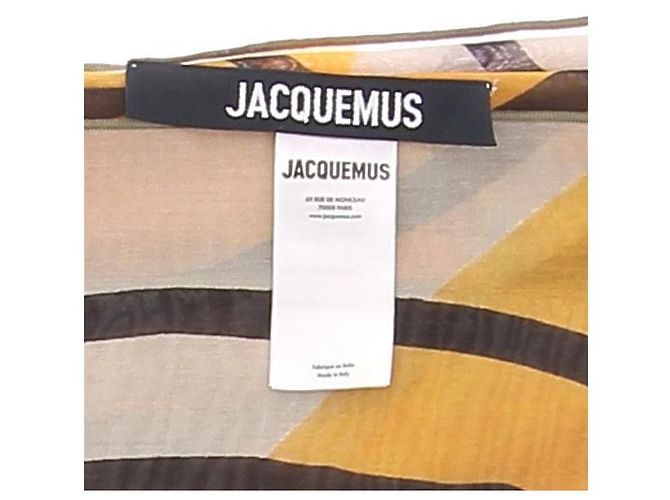 Pareo Jacquemus Sun-print Amarillo de Algodón - vista 2