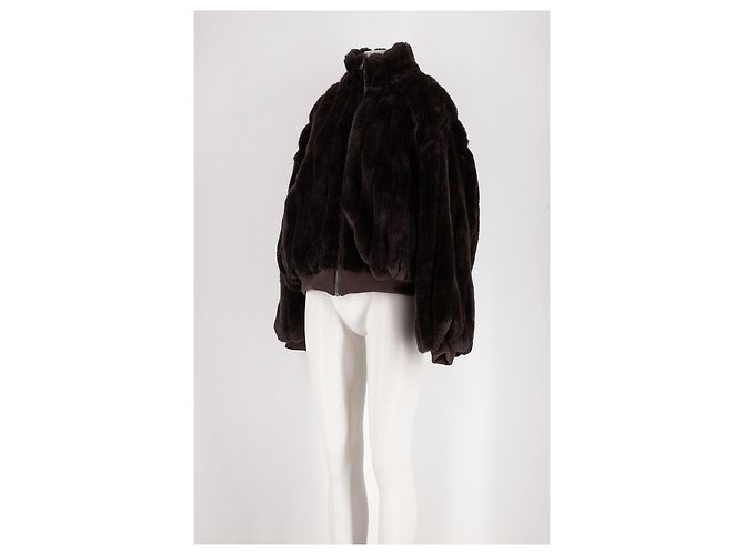 Autre Marque Kurzer Dufflecoat braun - Ansicht 4