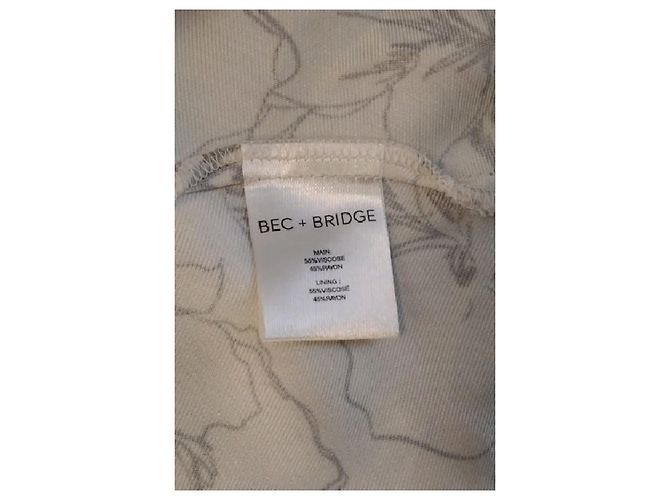 Autre Marque BEC & BRIDGE Maxikleid Weiß mit Blumenmuster - Ansicht 8