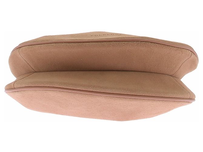 Autre Marque Borsa Boho beige in camoscio - vista 6