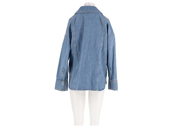 Chloé Stora Blaue Baumwolljacke - Ansicht 2
