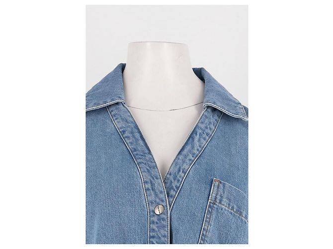 Chloé Stora Blaue Baumwolljacke - Ansicht 5