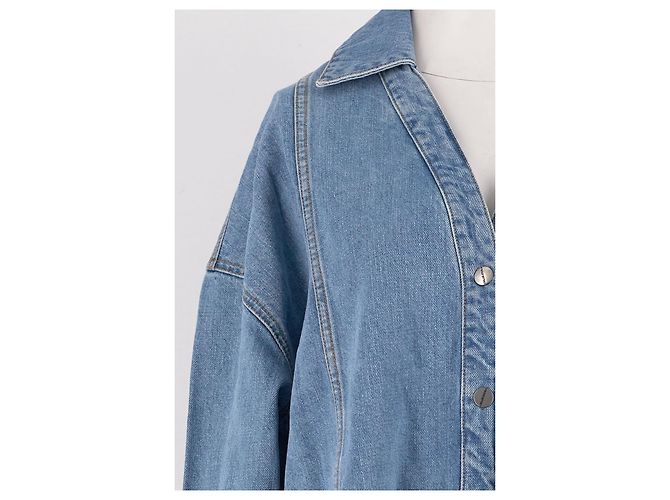 Chloé Stora Blaue Baumwolljacke - Ansicht 6